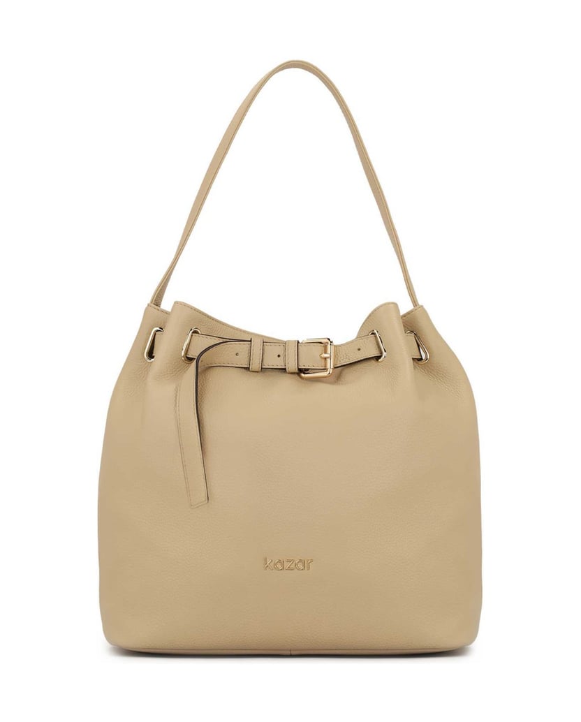 Kazar-Beigefarbene-Handtasche-in-Taschenform-beige