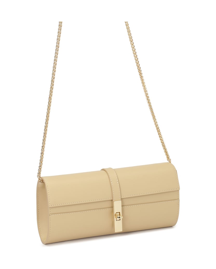 Kazar-Elegante-Clutch-Tasche-mit-monogrammiert-beige