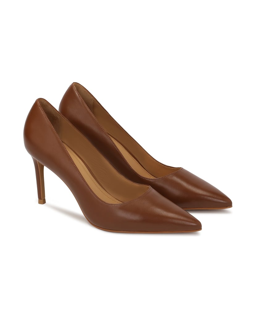 Kazar-Braune-Pumps-mit-bequemem-Absatz-braun