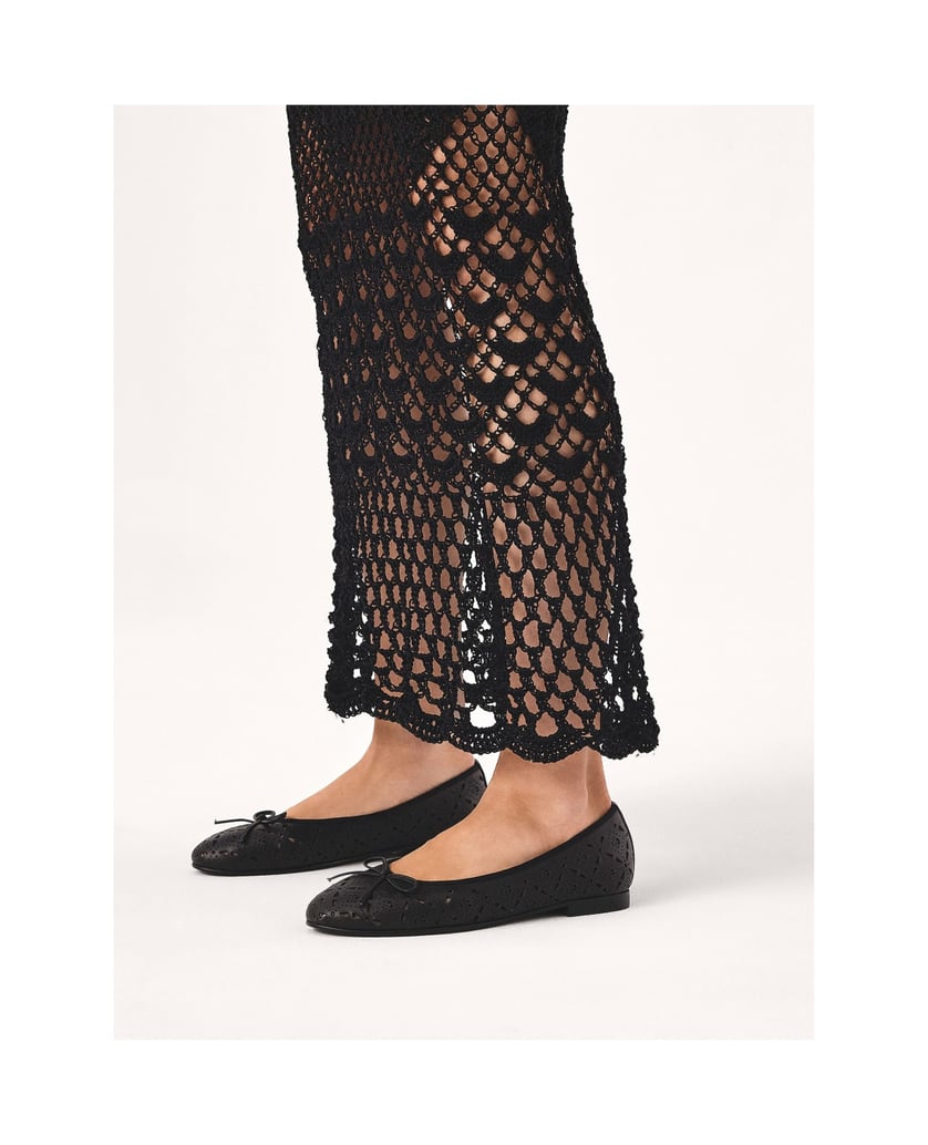 Kazar-Schwarze-Ballerinas-mit-durchbrochenem-M-schwarz