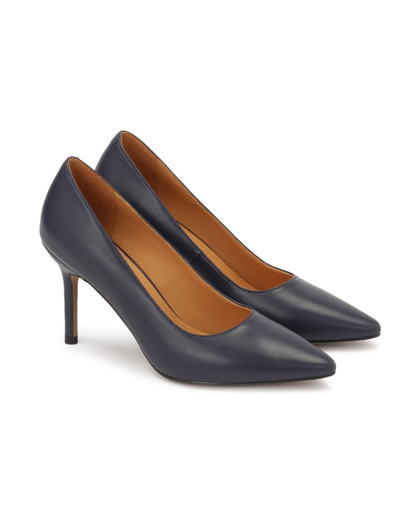 Kazar-Marineblaue-Glattleder-Pumps-dunkelblau