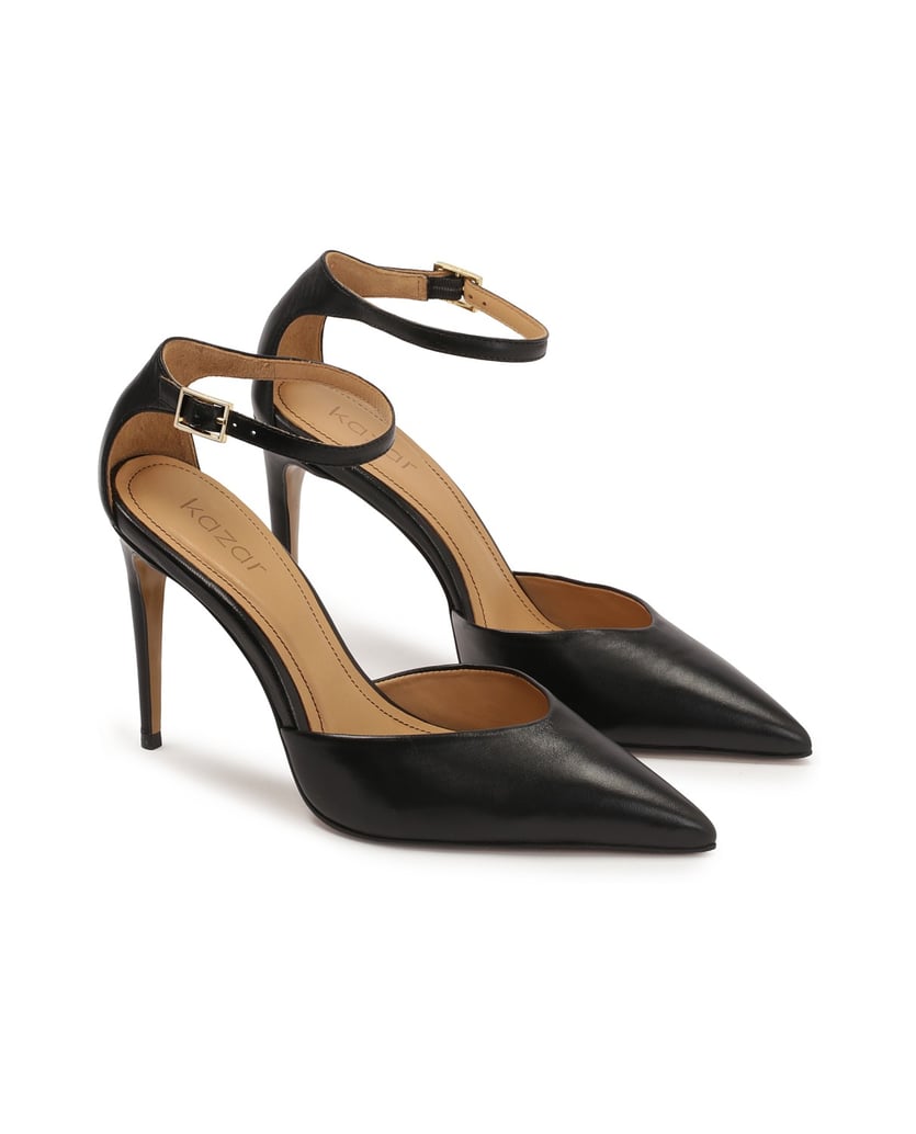 Kazar-Schwarze-halboffene-Lederpumps-schwarz