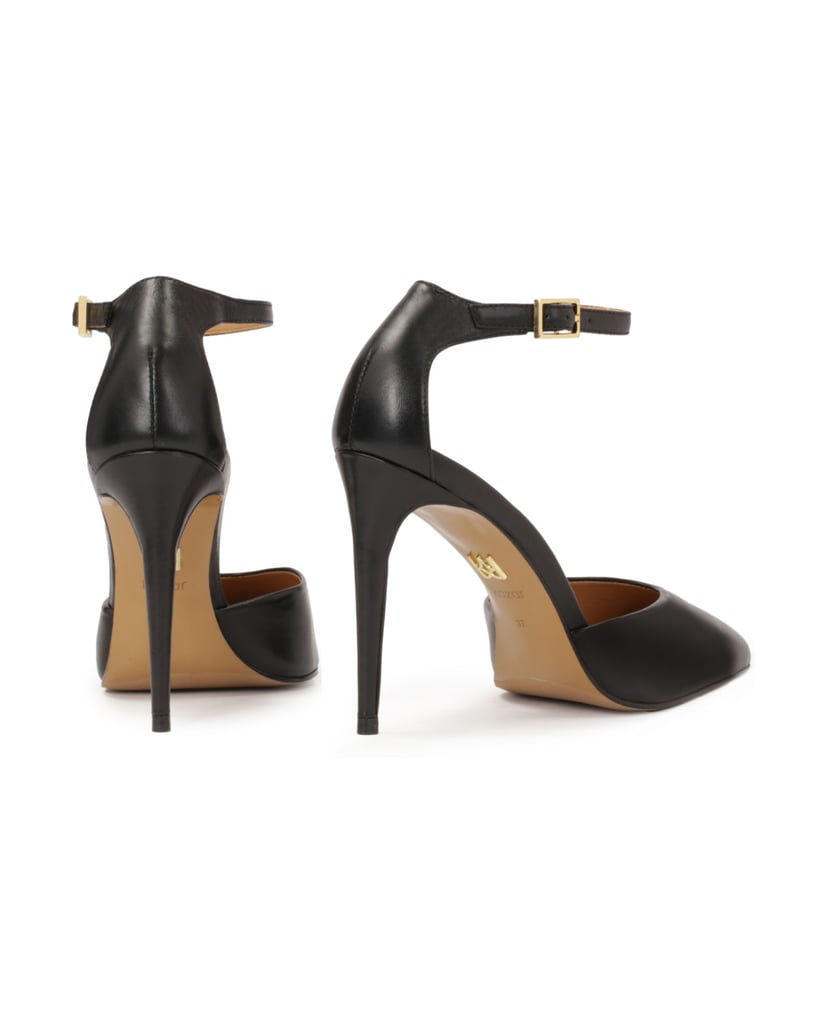 Kazar-Schwarze-halboffene-Lederpumps-schwarz