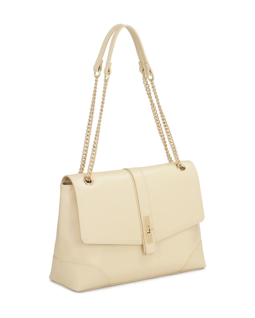 Kazar-Cremefarbene-Umhängetasche-mit-dekorativ-weiss