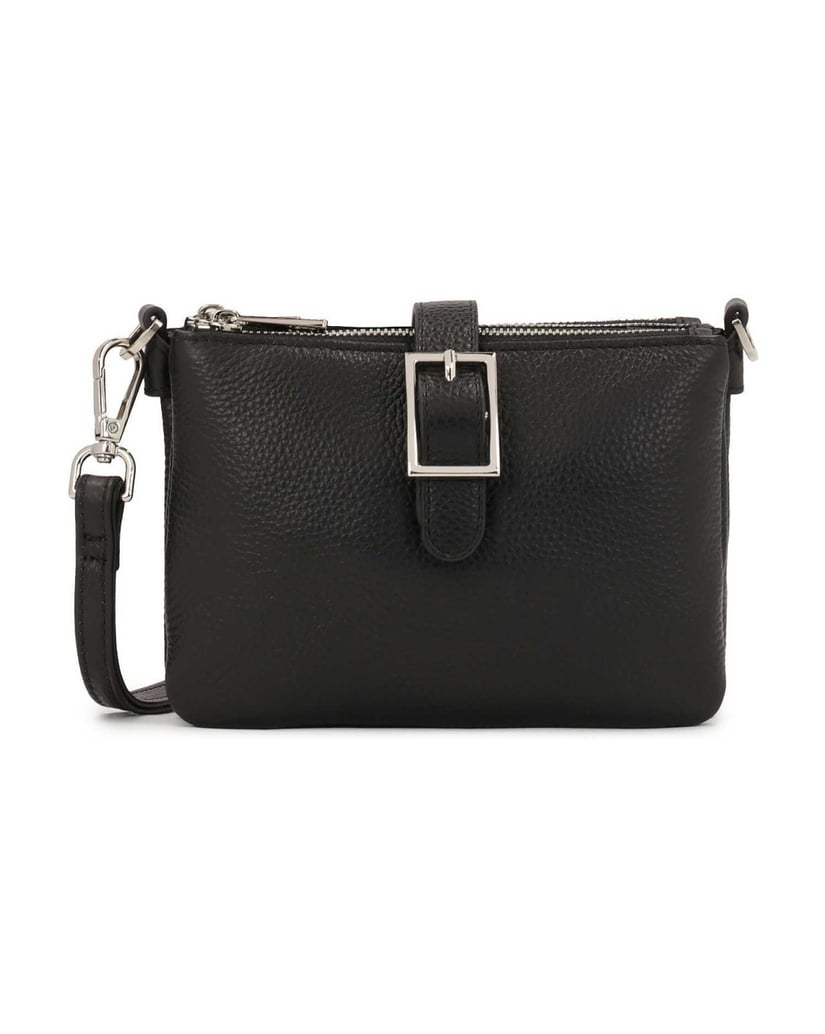 Kazar-Small-three-compartment-strap-bag-černá