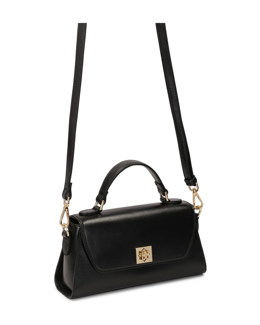 Kazar-Elegante-schwarze-Handtasche-mit-Henkel