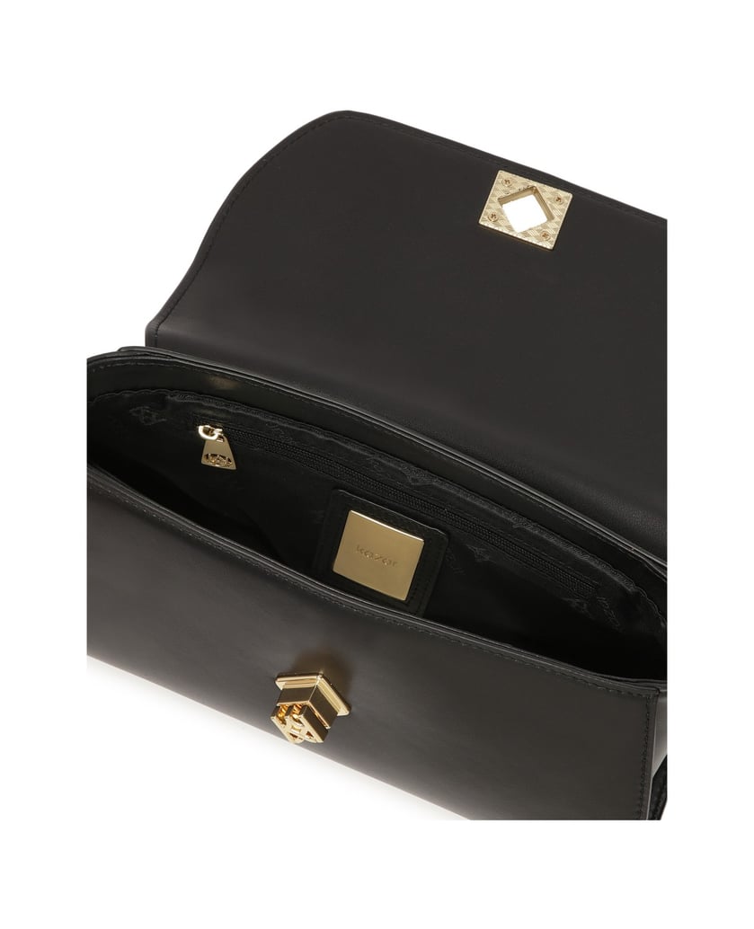 Kazar-Elegante-schwarze-Handtasche-mit-Henkel