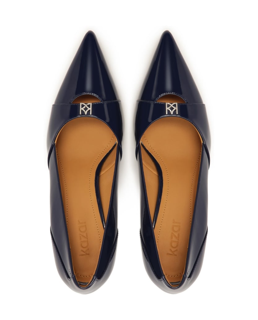Kazar-Lackierte-navyblaue-Pumps-mit-Absatz-dunkelblau