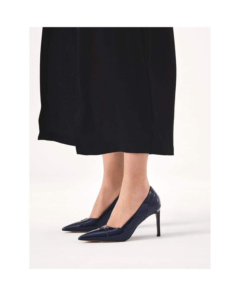 Kazar-Lackierte-navyblaue-Pumps-mit-Absatz-dunkelblau