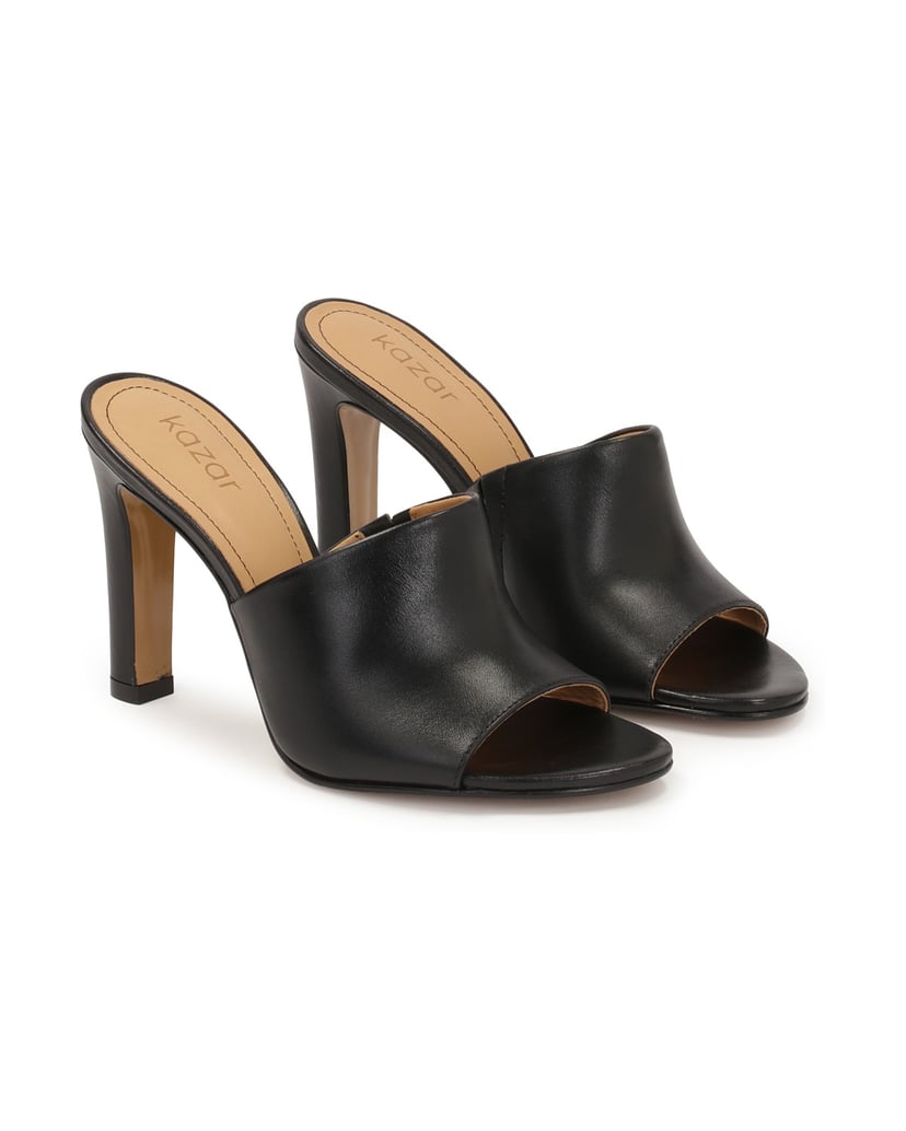 Kazar-Schwarze-Pantoletten-mit-Absatz-und-brei-schwarz
