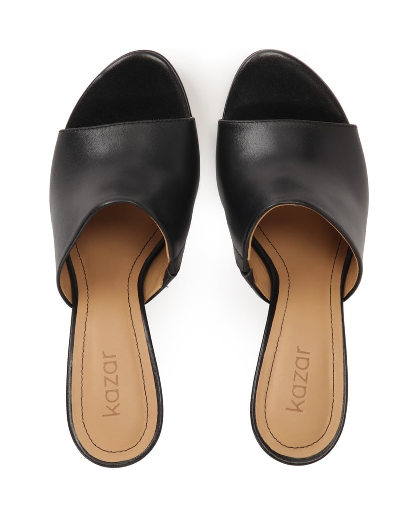Kazar-Schwarze-Pantoletten-mit-Absatz-und-brei-schwarz