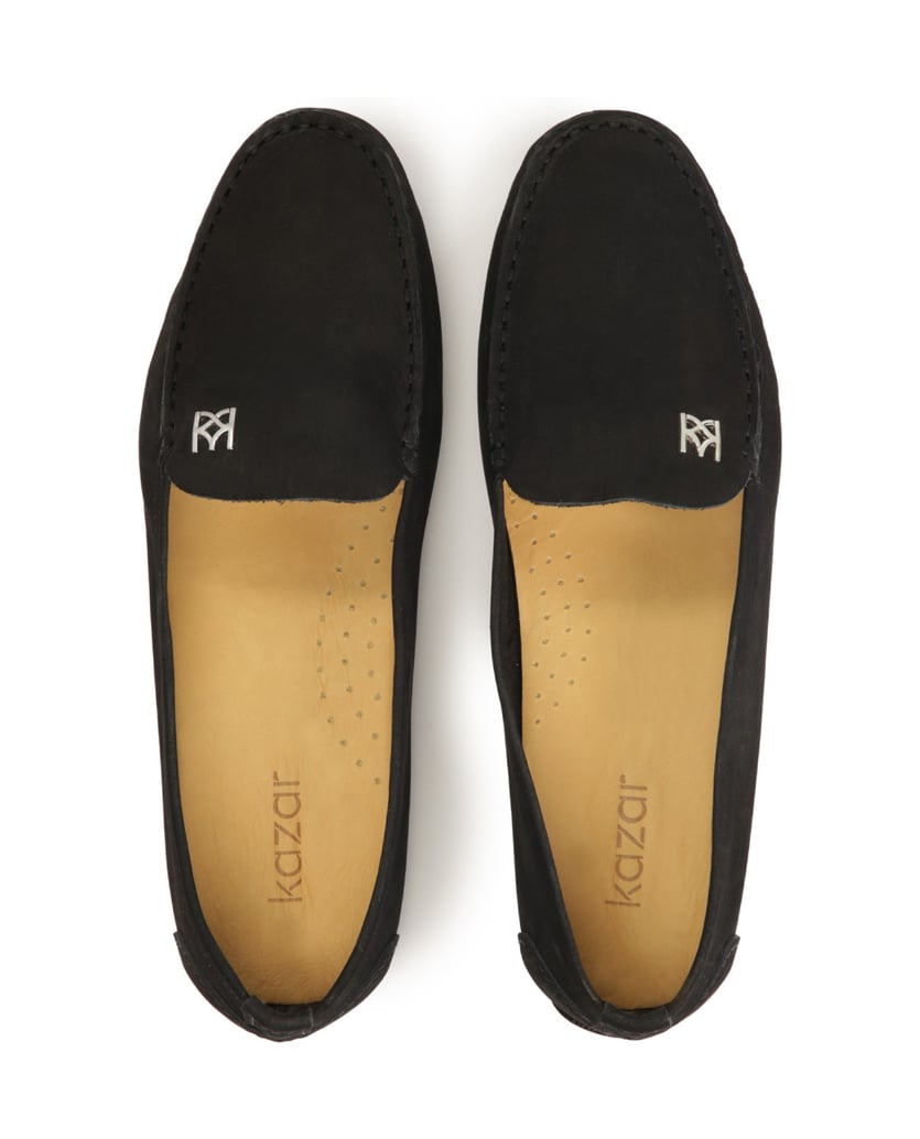 Kazar-Damen-Mokassins-aus-schwarzem-Nubuk-schwarz