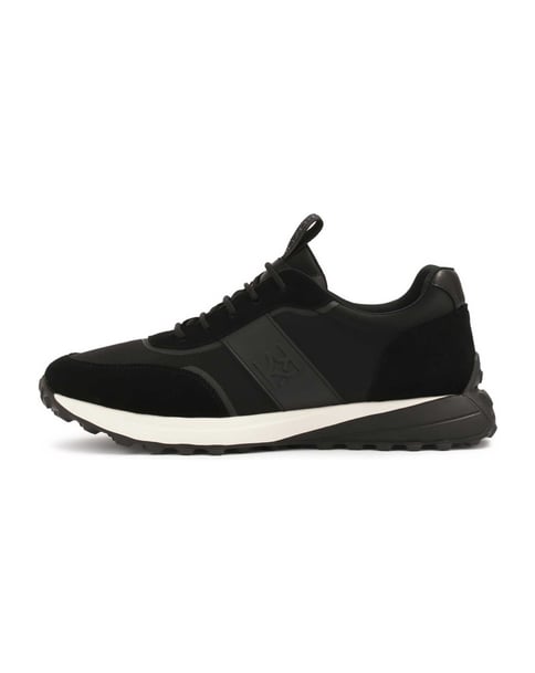 Black combination sneakers