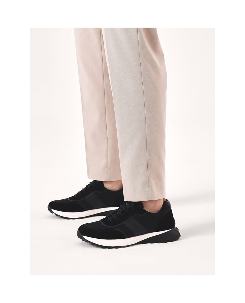 Kazar-Black-combination-sneakers-čierna