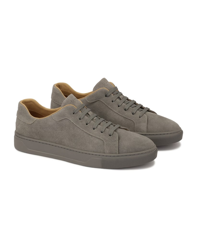 Kazar-Lace-up-grey-suede-sneakers-šedá