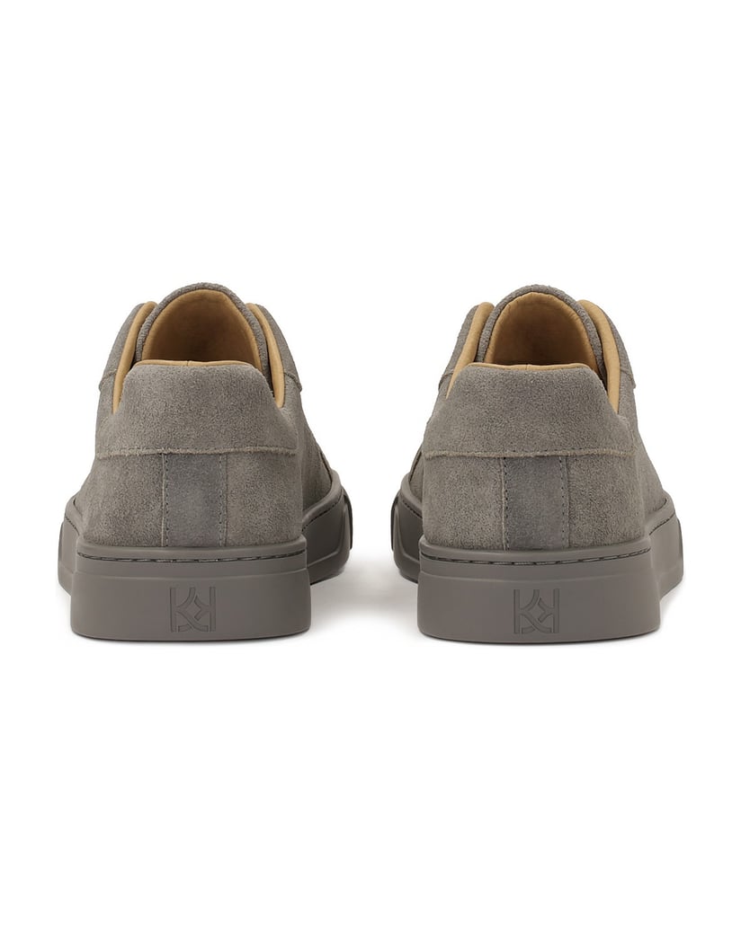 Kazar-Lace-up-grey-suede-sneakers-šedá
