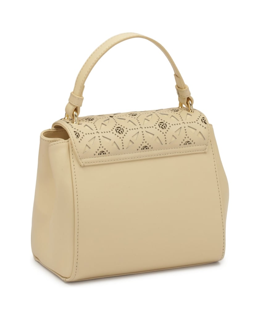 Kazar-Handbag-with-flap-decorated-with-openwork-pattern-bílá