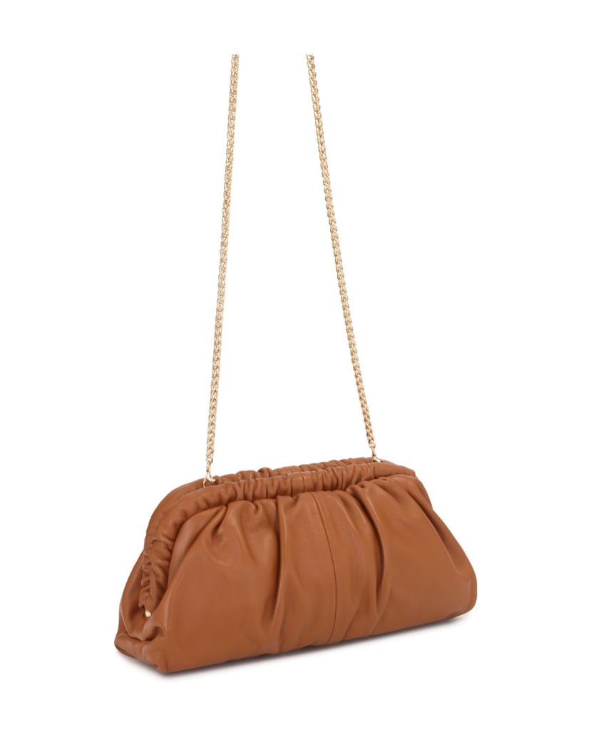 Kazar-Faltende-Clutch-Bag-mit-festem-Rahmen-camel