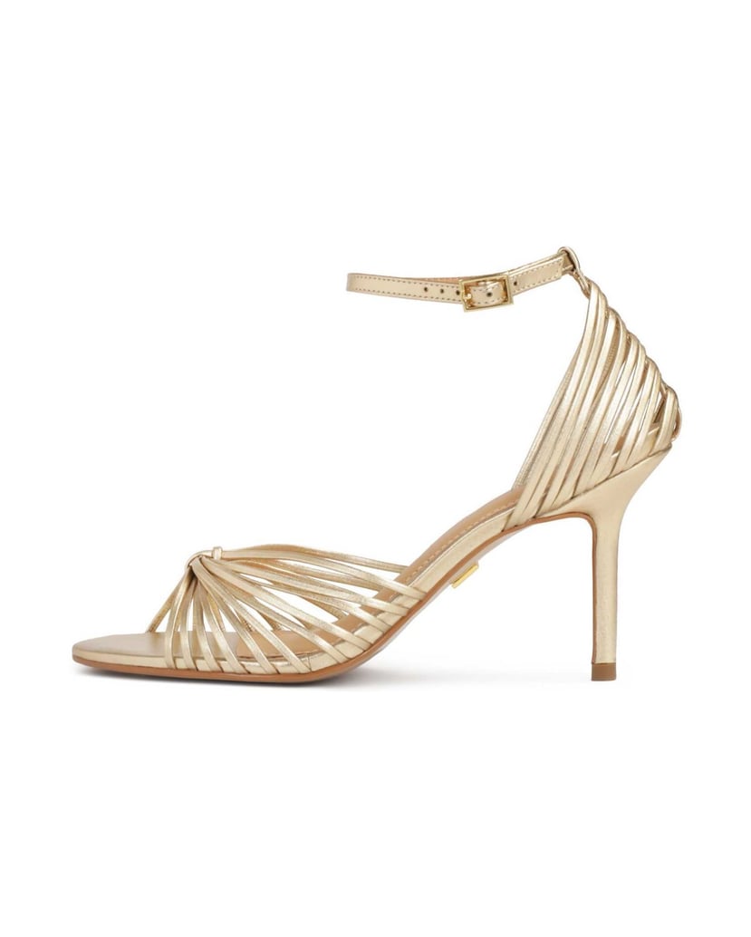 Kazar-Goldene-Sandalen-mit-dünnen-Riemen-gold