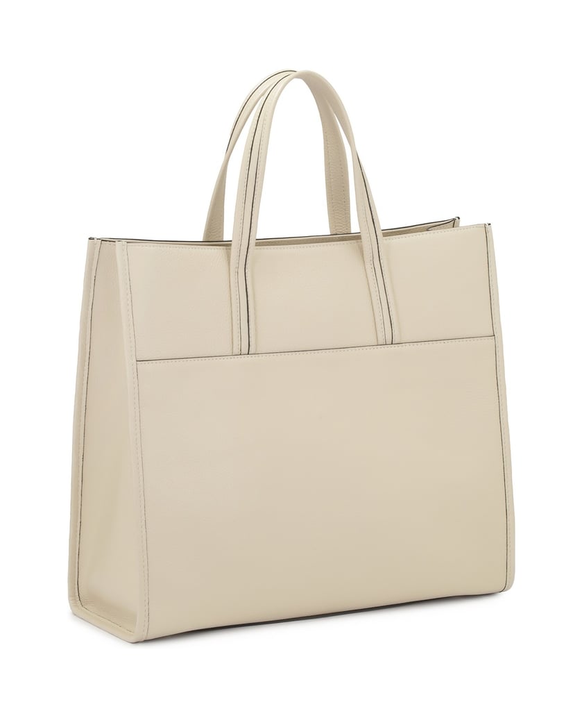Kazar-Beige-leather-handbag-with-two-handles-béžová