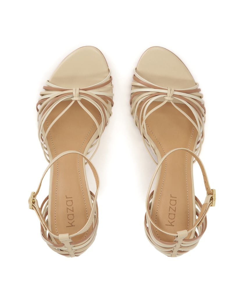 Kazar-Beige-und-braune-Sandaletten-mit-Absatz-beige