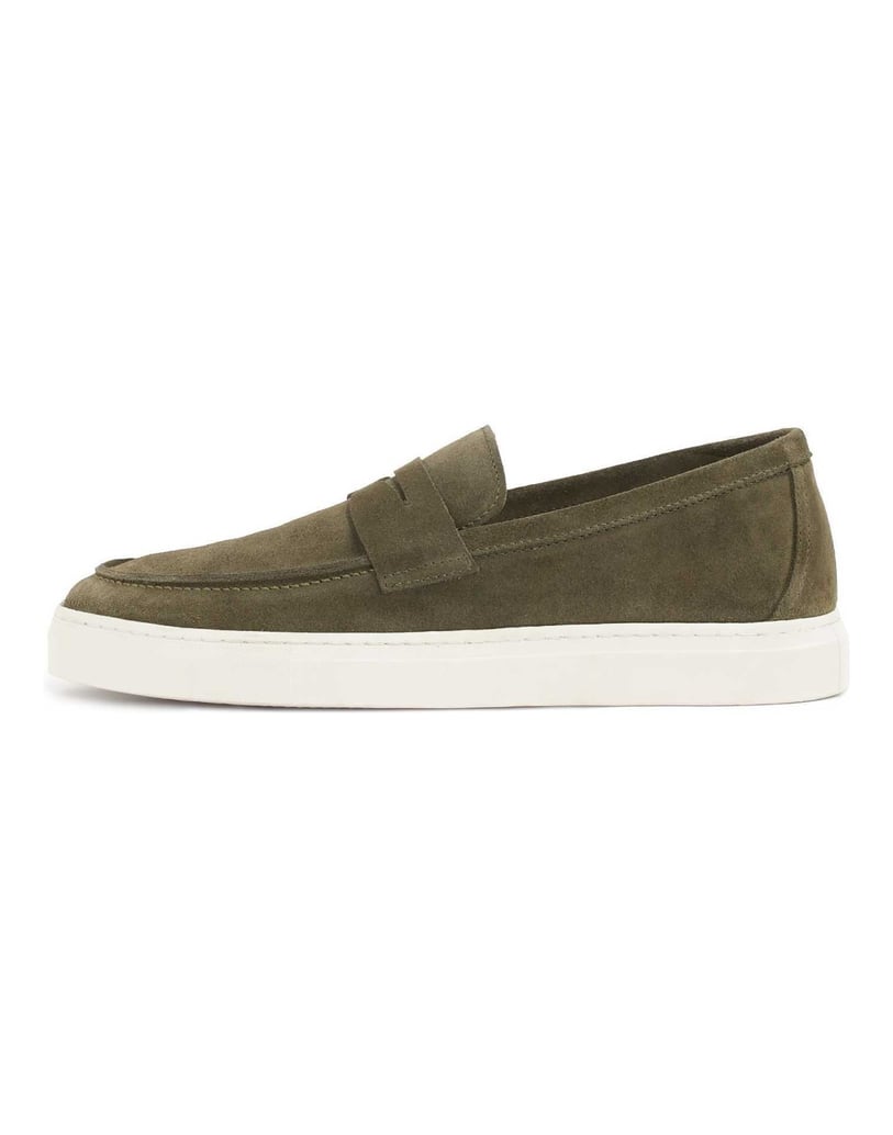 Kazar-Slip-on-suede-sneakers-in-khaki-color