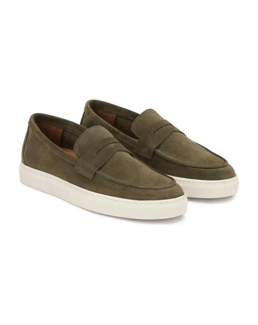 Kazar-Slip-on-suede-sneakers-in-khaki-color