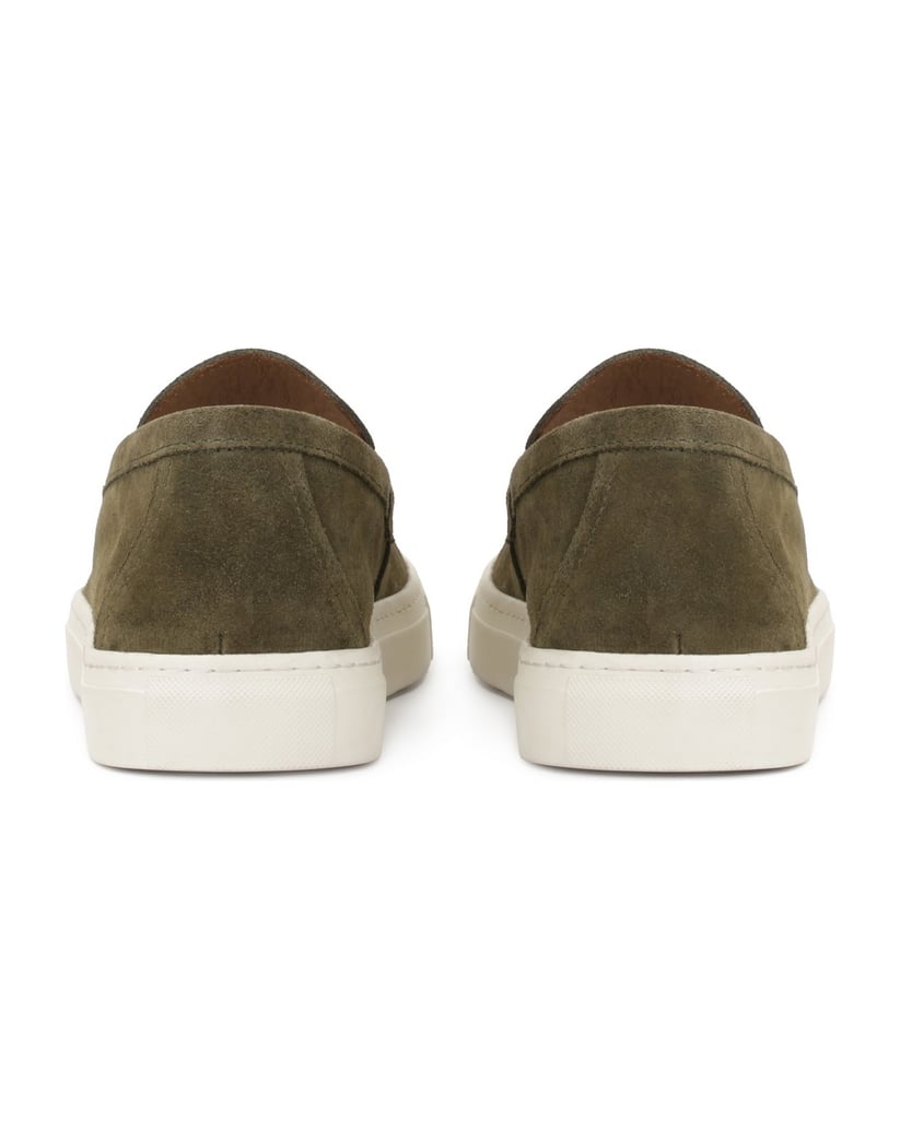 Kazar-Slip-on-suede-sneakers-in-khaki-color