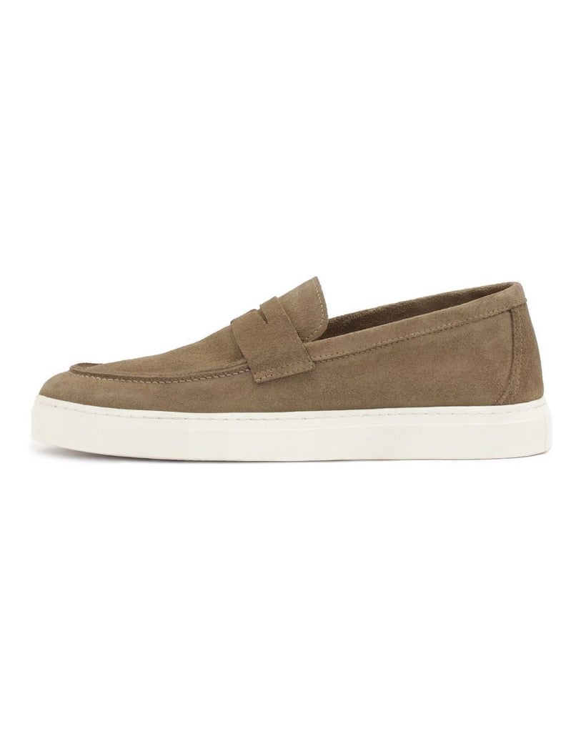 Kazar-Taupefarbene-Sneakers-mit-Schlupf-Oberte-taupe