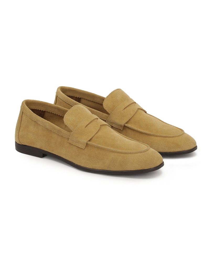 Kazar-Men's-suede-loafers-with-strap-béžová