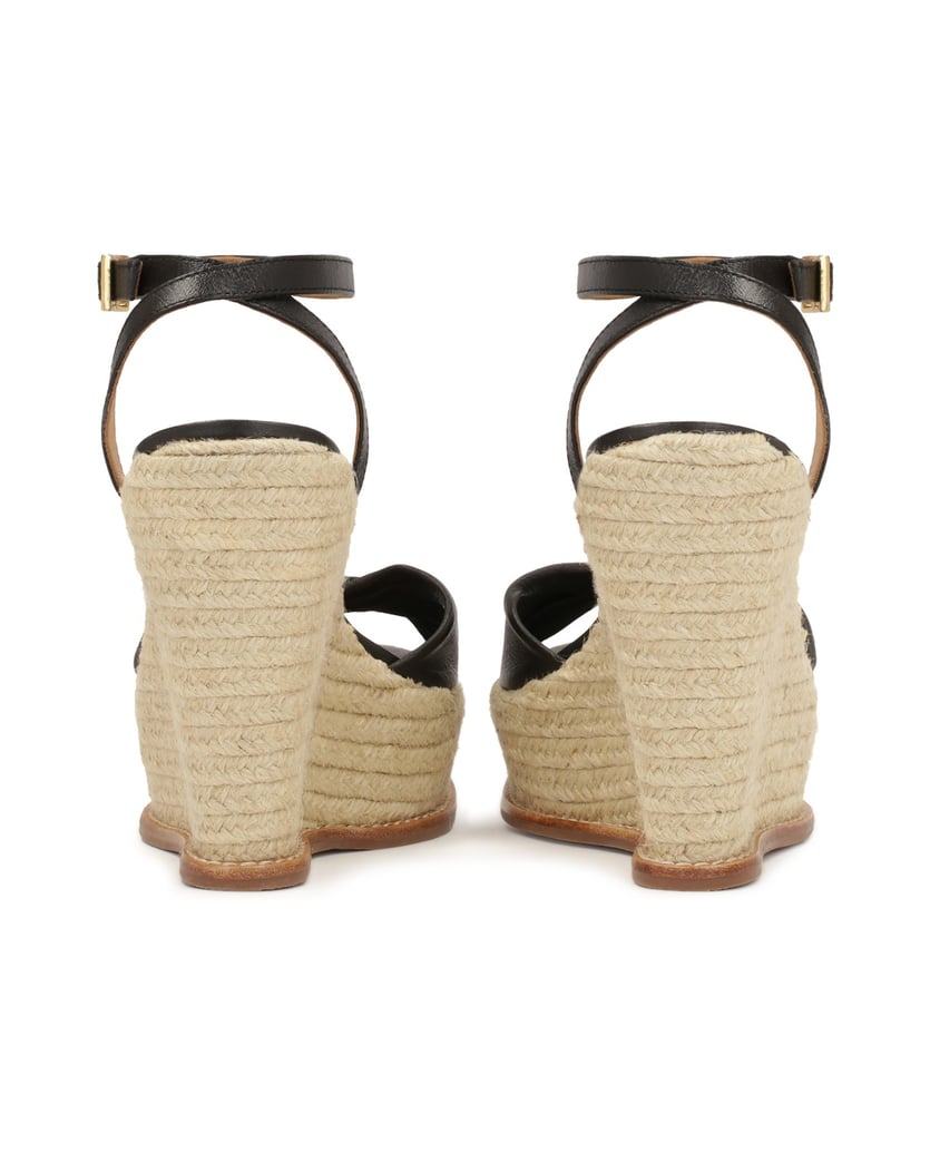 Kazar-Schwarze-Ledersandalen-auf-einem-Plateau-schwarz