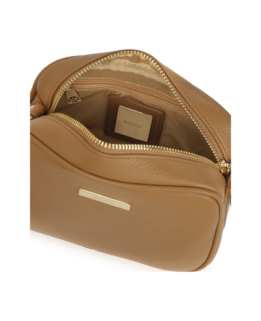 Kazar-Light-brown-classic-handbag-with-strap-ťavia