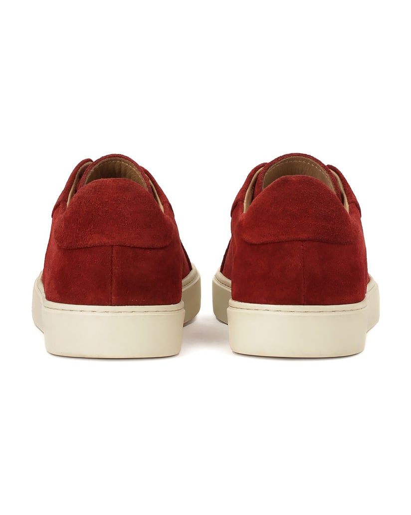 Kazar-Red-sneakers-with-classic-lacing-červená