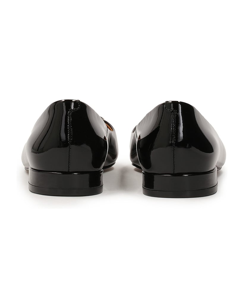 Kazar-Schwarz-lackierte-Pumps-auf-flacher-Sohl-schwarz