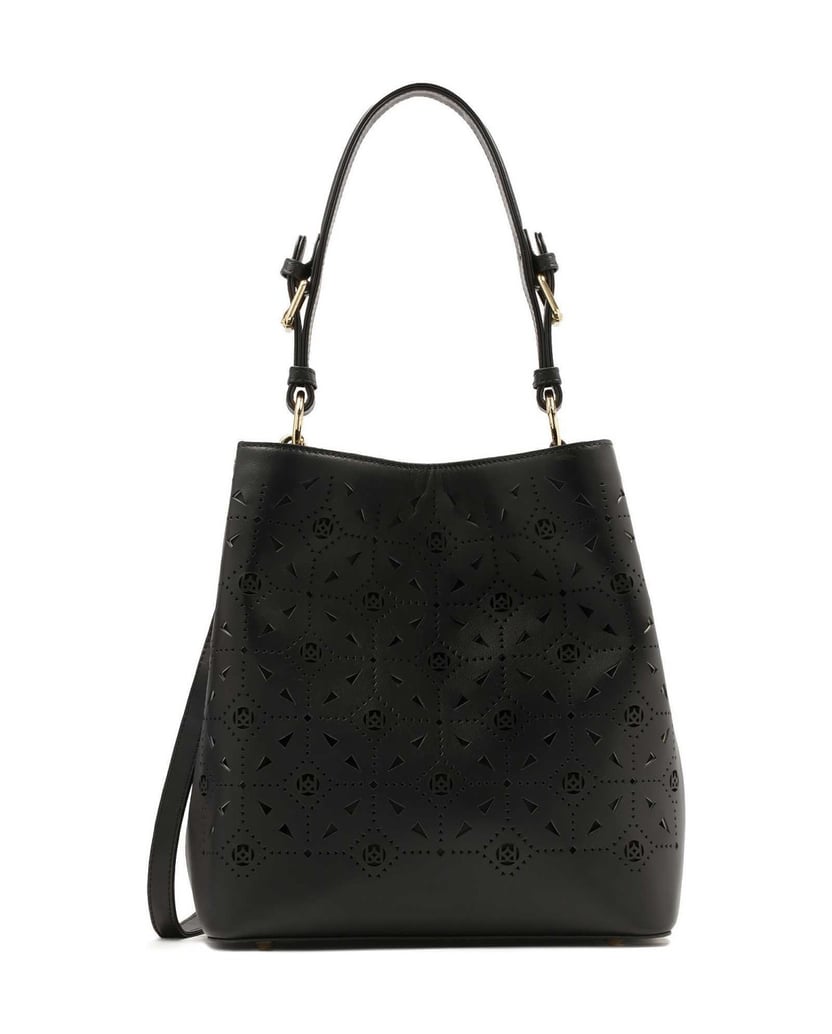 Kazar-Black-handbag-with-openwork-decoration-černá