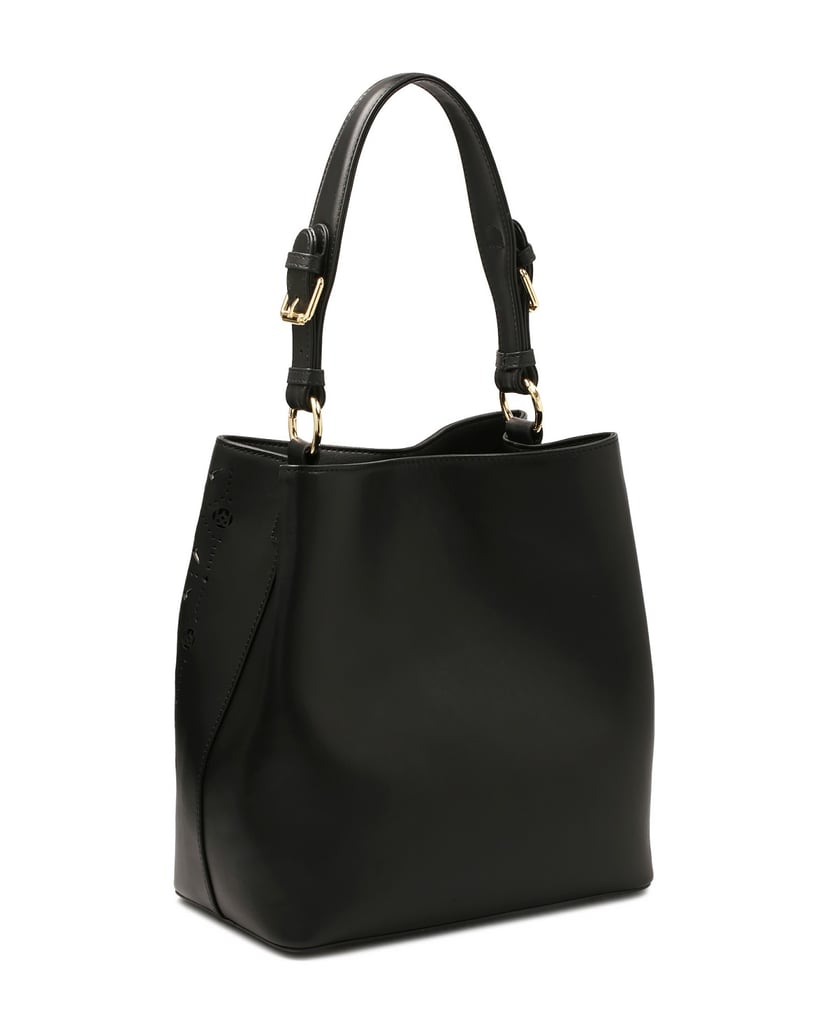 Kazar-Black-handbag-with-openwork-decoration-černá