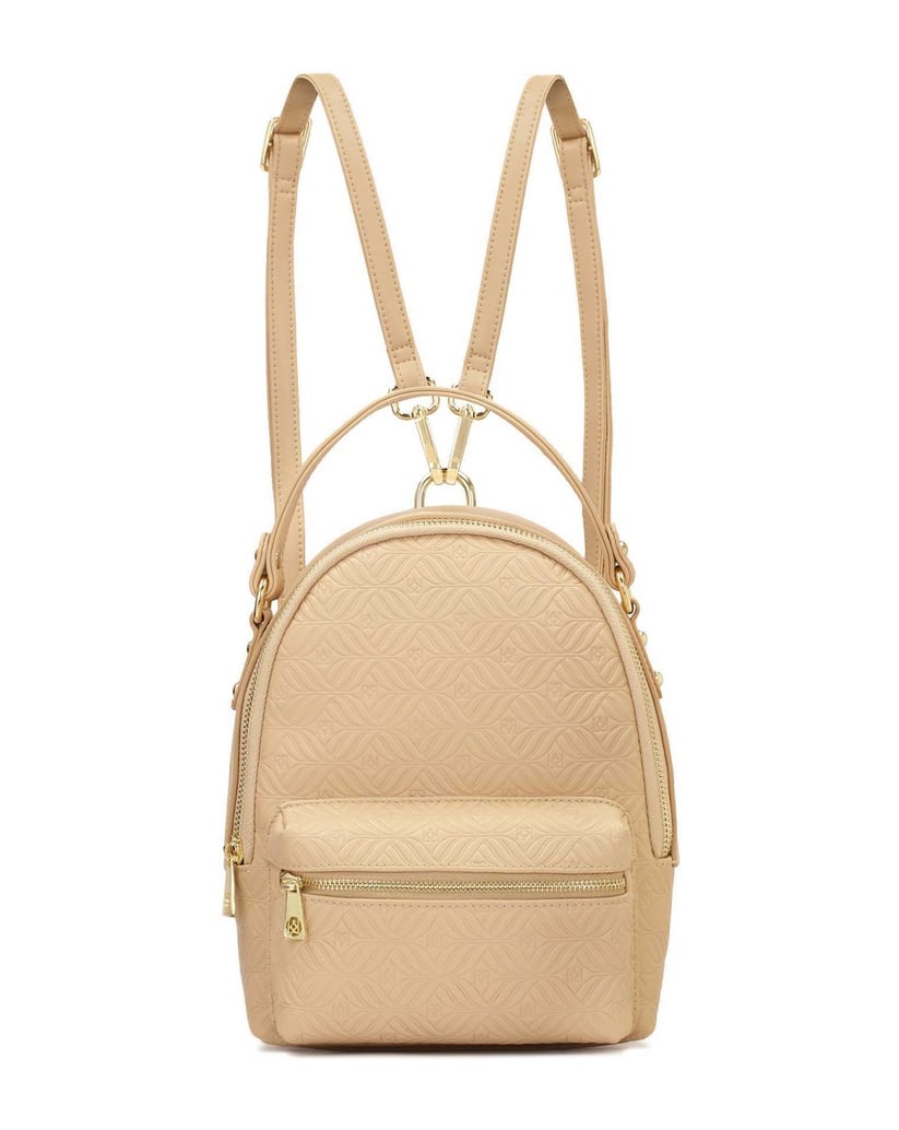 Kazar-Beigefarbener-Rucksack-mit-einzigartigem-beige