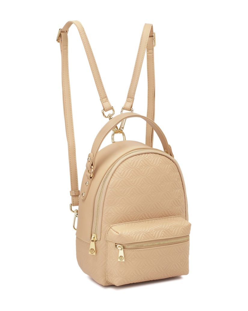Kazar-Beigefarbener-Rucksack-mit-einzigartigem-beige