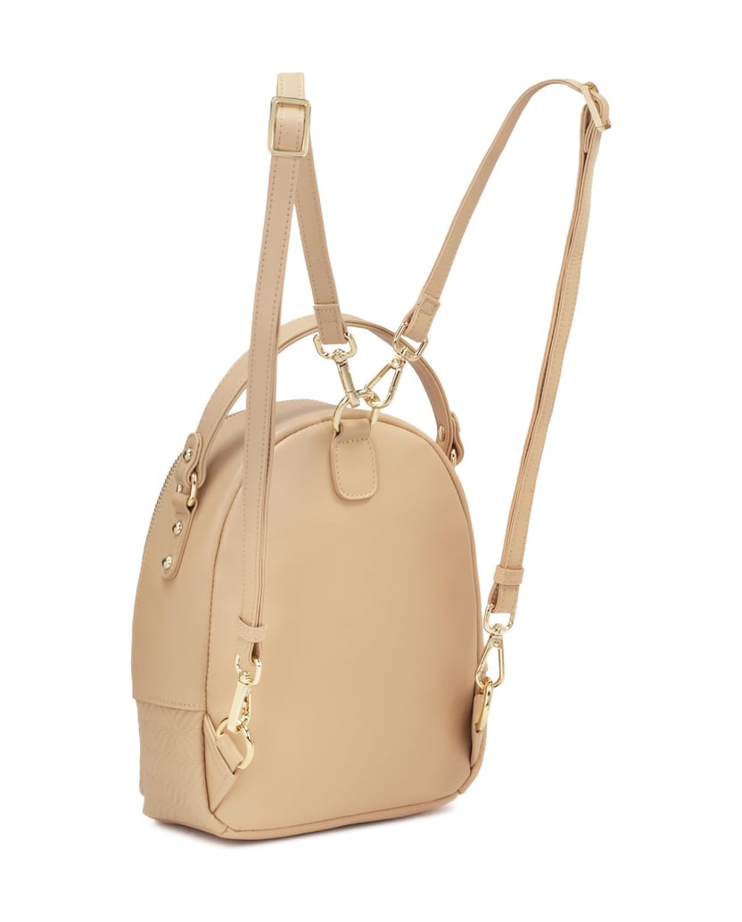 Kazar-Beigefarbener-Rucksack-mit-einzigartigem-beige