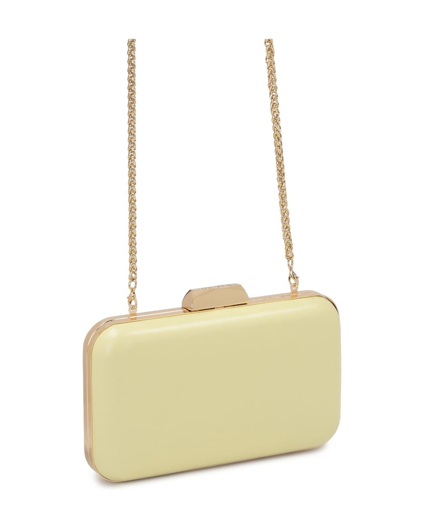 Kazar-Bright-yellow-pouch-box-bag-with-chain-žltá