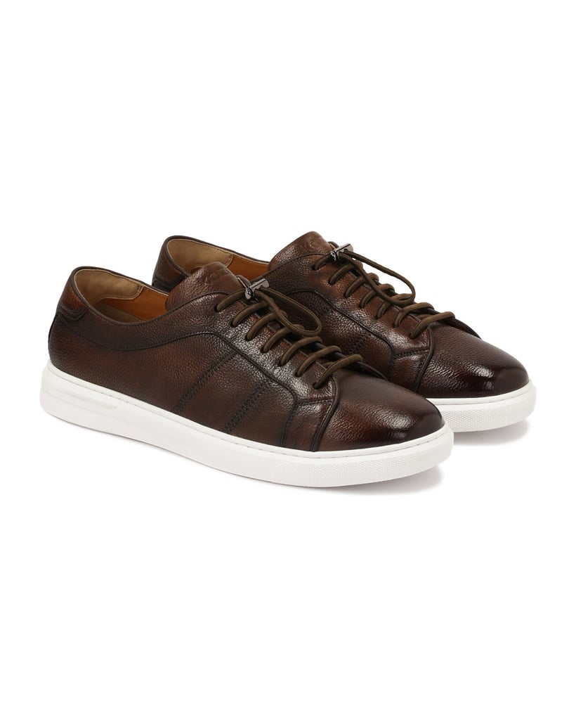Kazar-Brown-sports-shoes-with-quick-lacing-hnedá