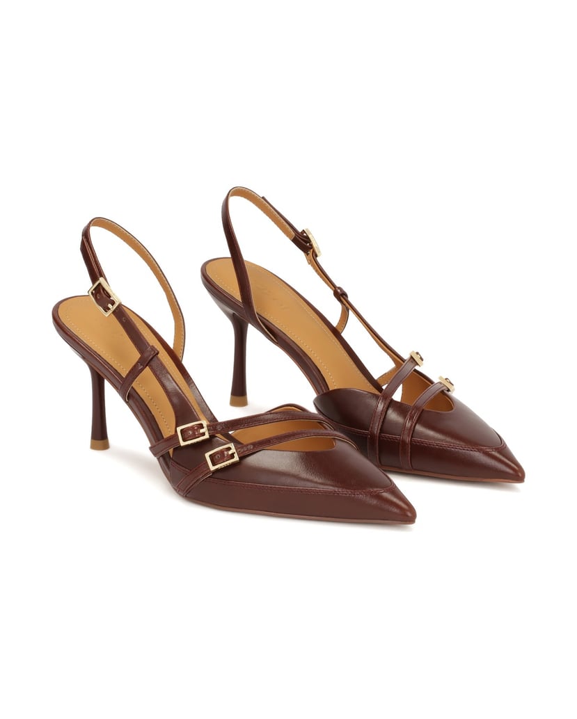 Kazar-Brown-pumps-with-open-heel-hnedá
