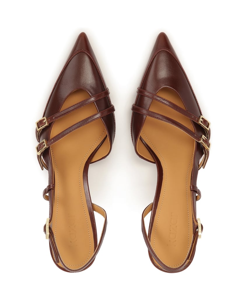 Kazar-Brown-pumps-with-open-heel-hnedá