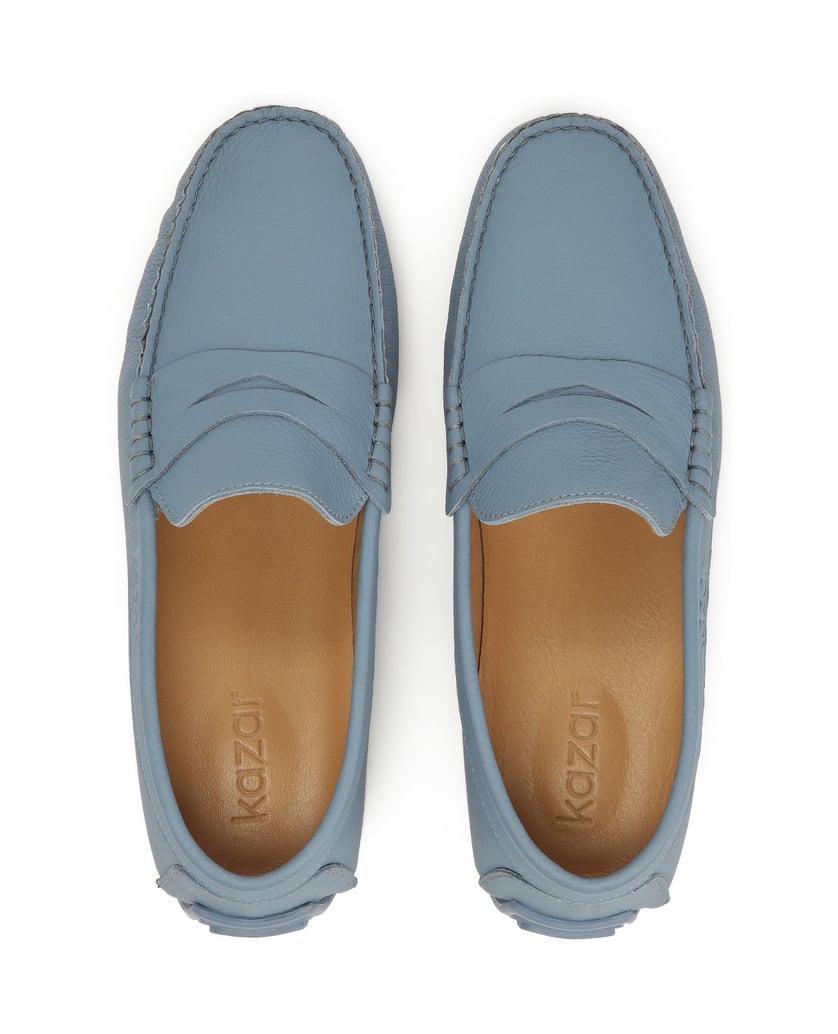 Kazar-Blaue-Herren-Leder-Mokassins-blau