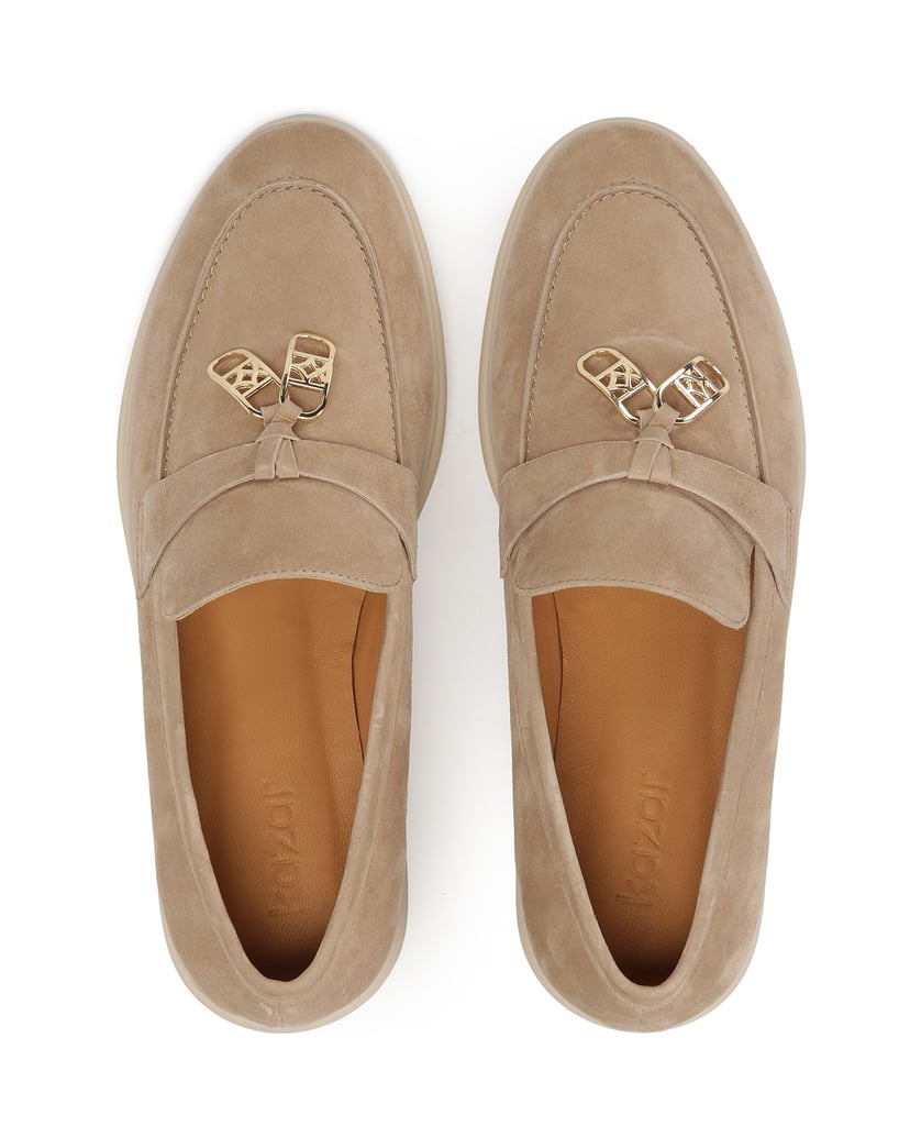 Kazar-Halbschuhe-aus-Wildleder-mit-aufgehängte-pink