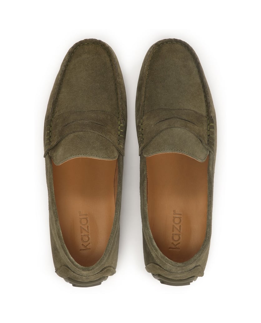 Kazar-Mokassins-für-Männer-in-khaki-oliv