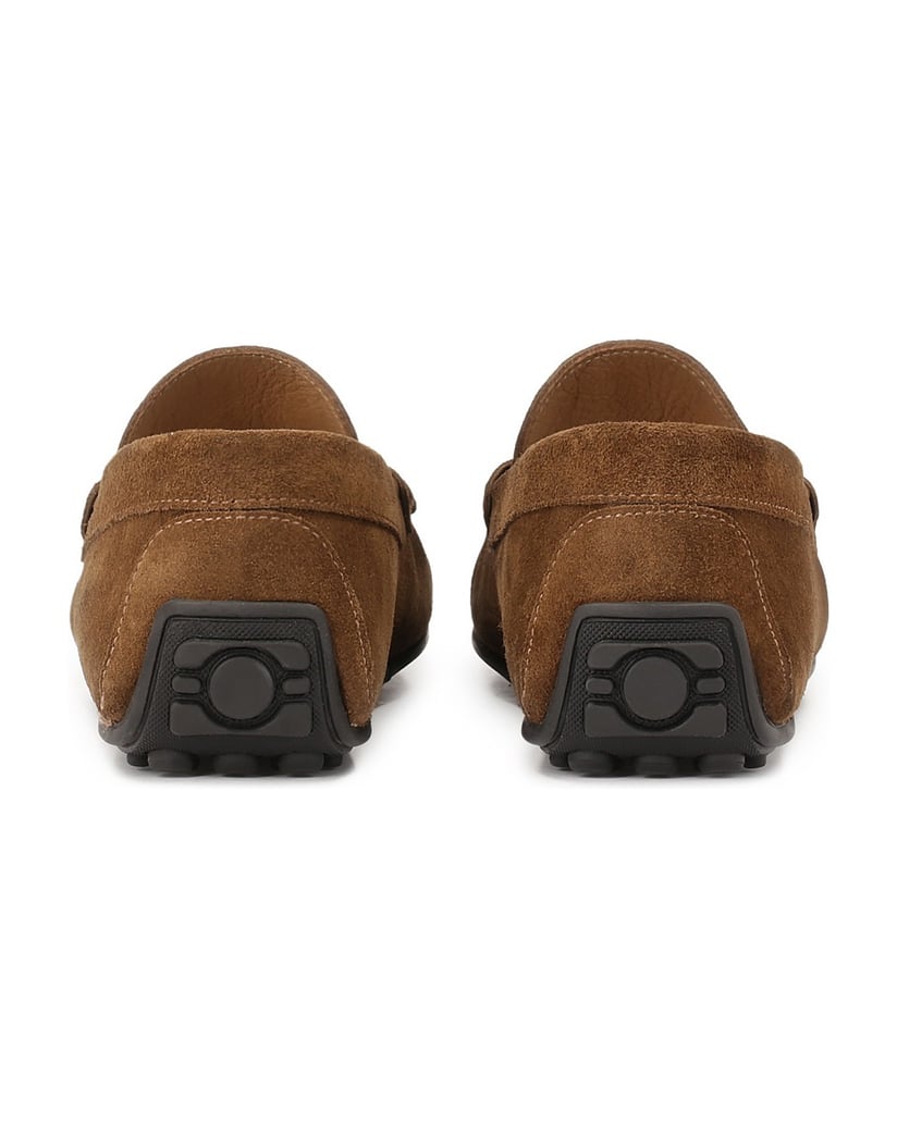 Kazar-Mokassins-aus-braunem-Wildleder-mit-bequ-braun