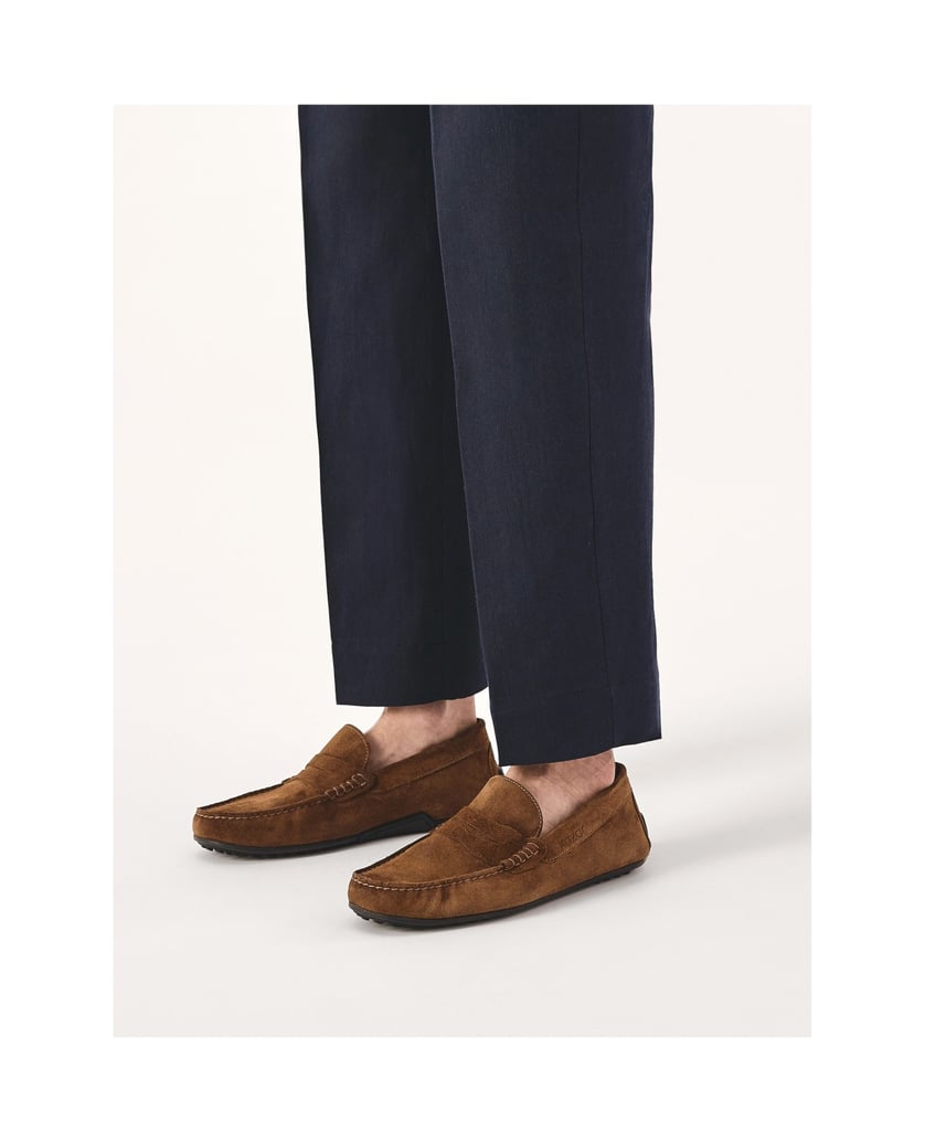 Kazar-Mokassins-aus-braunem-Wildleder-mit-bequ-braun