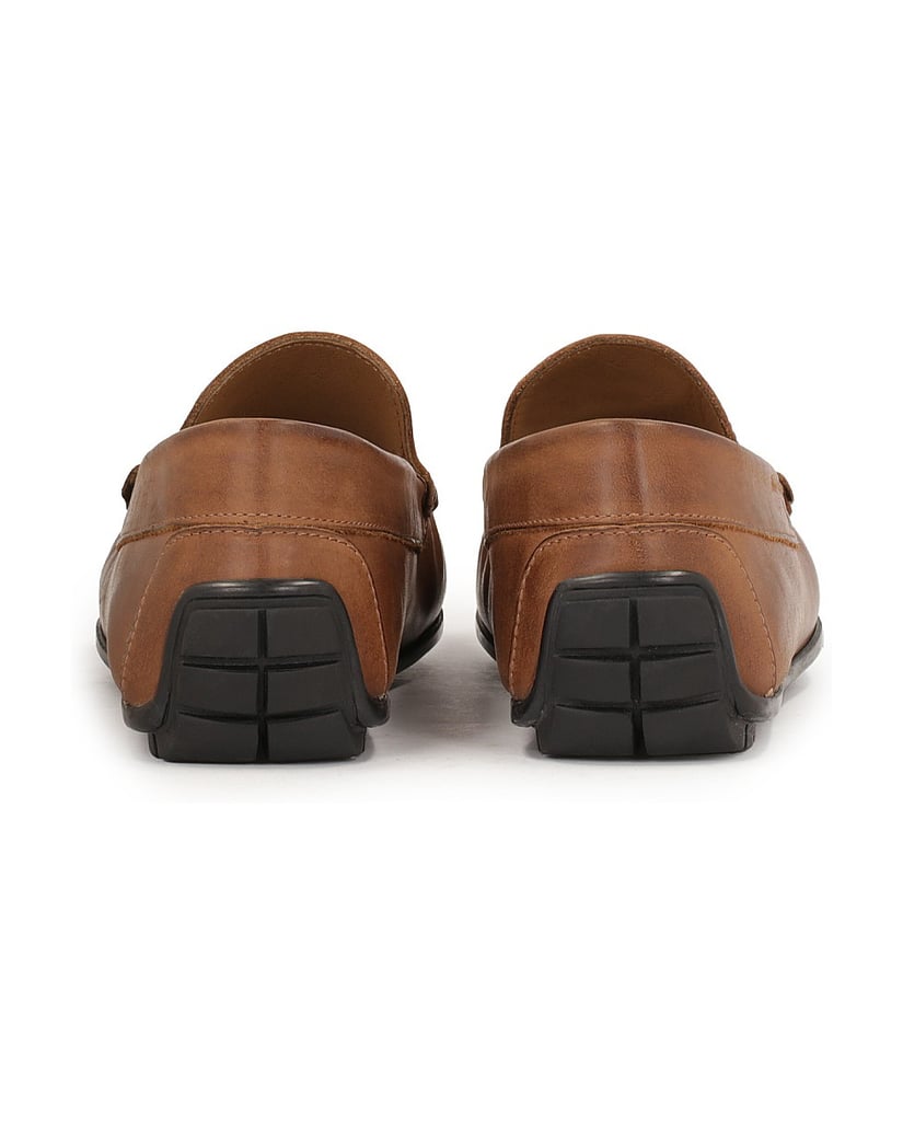 Kazar-Klassische-braune-Leder-Mokassins