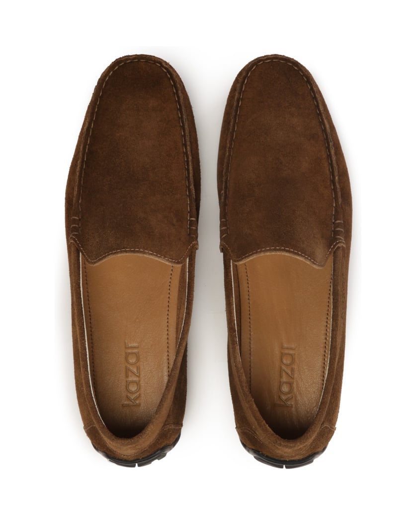 Kazar-Mokassins-aus-braunem-Wildleder-braun